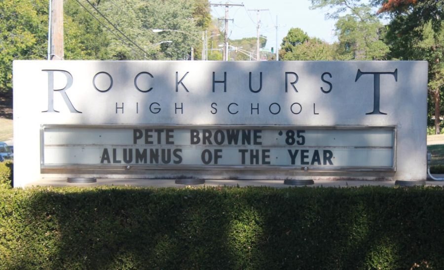 Rockhurst School Sign