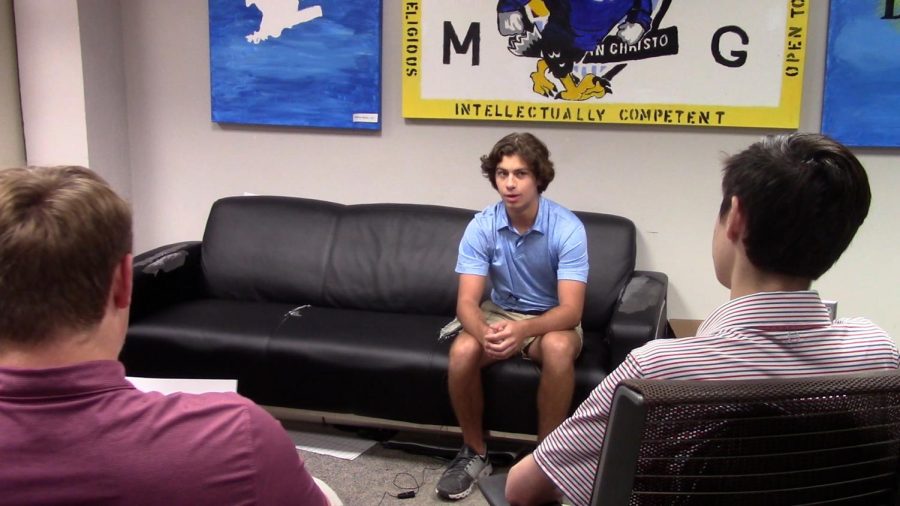 SGA president for the 2023-2024 school year sits down with Prep News TVs Drew Mozena and James Porter.
