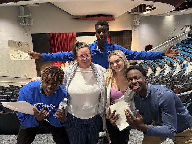 Asende Welongo, Meghan Flavin, Mo Abdalla, Tierney Flavin and Bahar Ahmed
(Photo provided by Meghan Flavin)